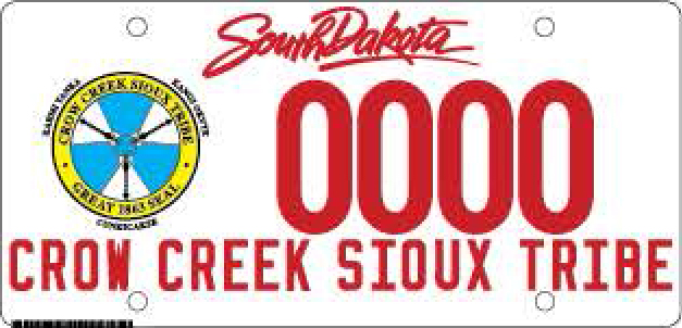 Crow Creek Sioux Tribe Plate