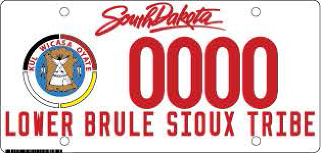 Lower Brule Sioux Tribe Plate