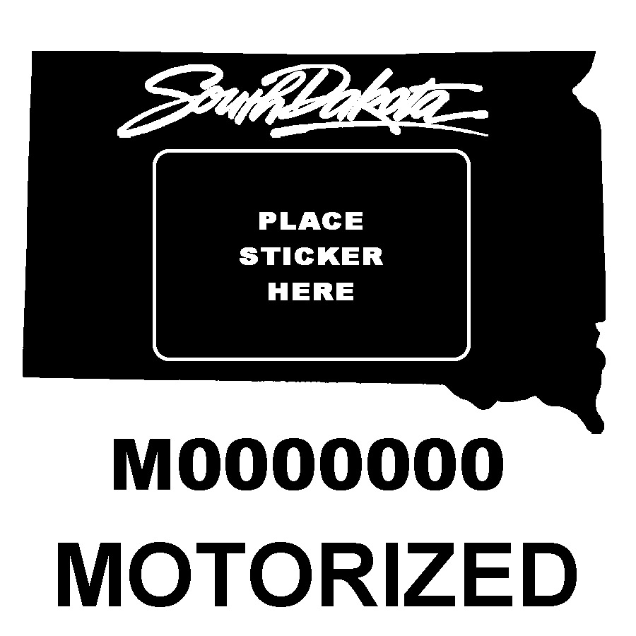 Motorized Boat Generic Decal