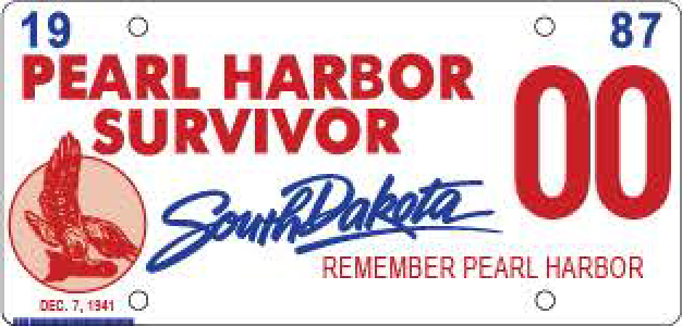 Pearl Harbor Survivor Plate