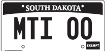 Mitchell Technical Institute License Plate Image