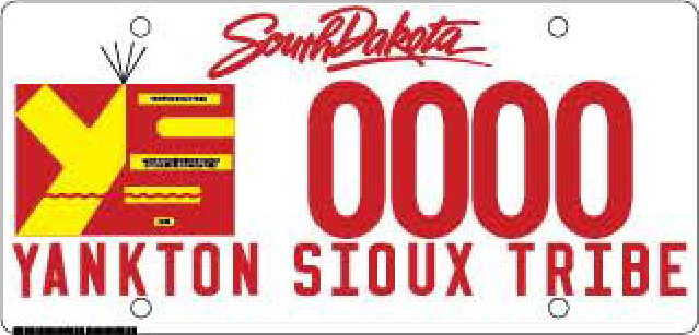 Yankton Sioux Tribe Plate