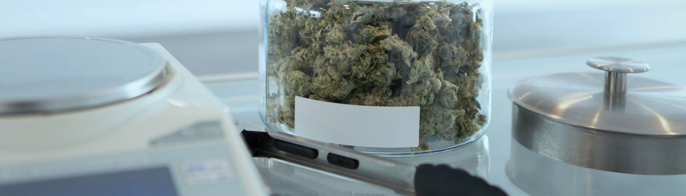 Marijuana in jar