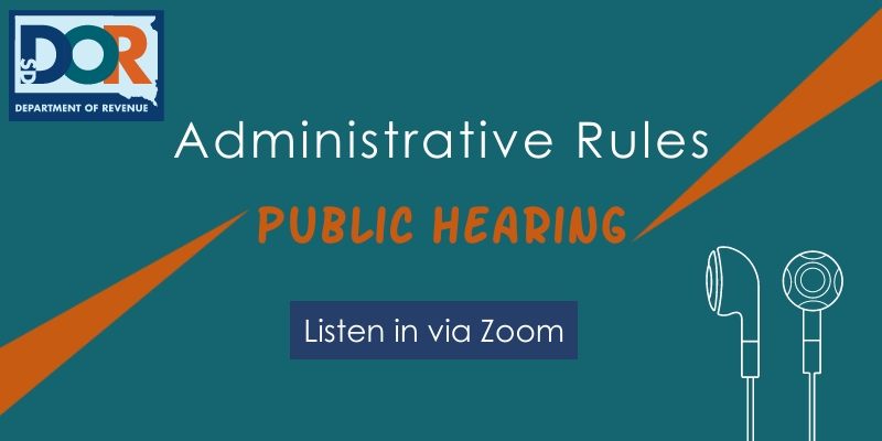 headphones to listen in via zoom to administrative rules public hearing