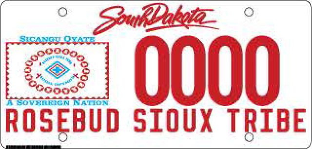 Rosebud Sioux Tribe Plate